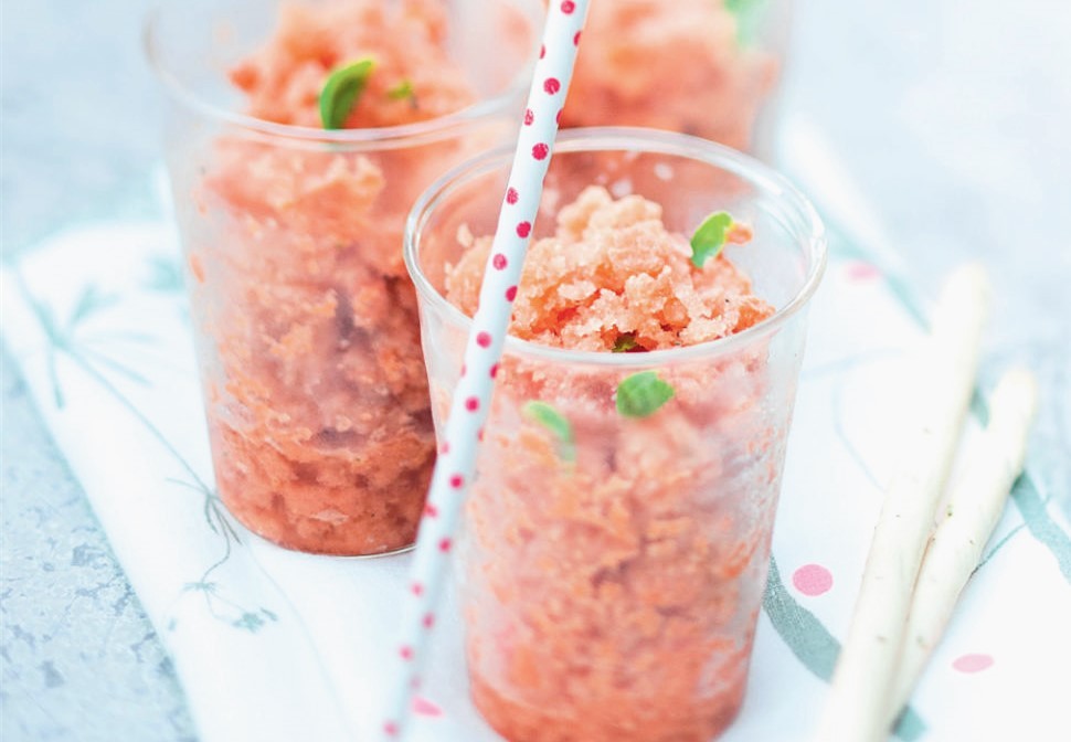 GRANITÉ à l’alcool de&nbsp;PRUNE