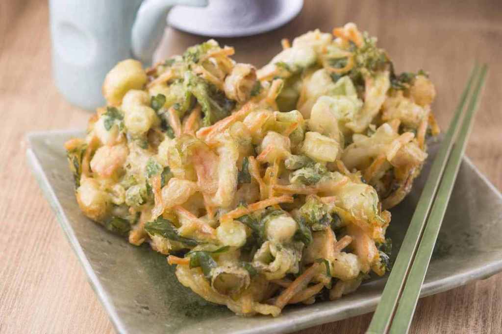 TEMPURA de FRUITS de MER aux&nbsp;LÉGUMES