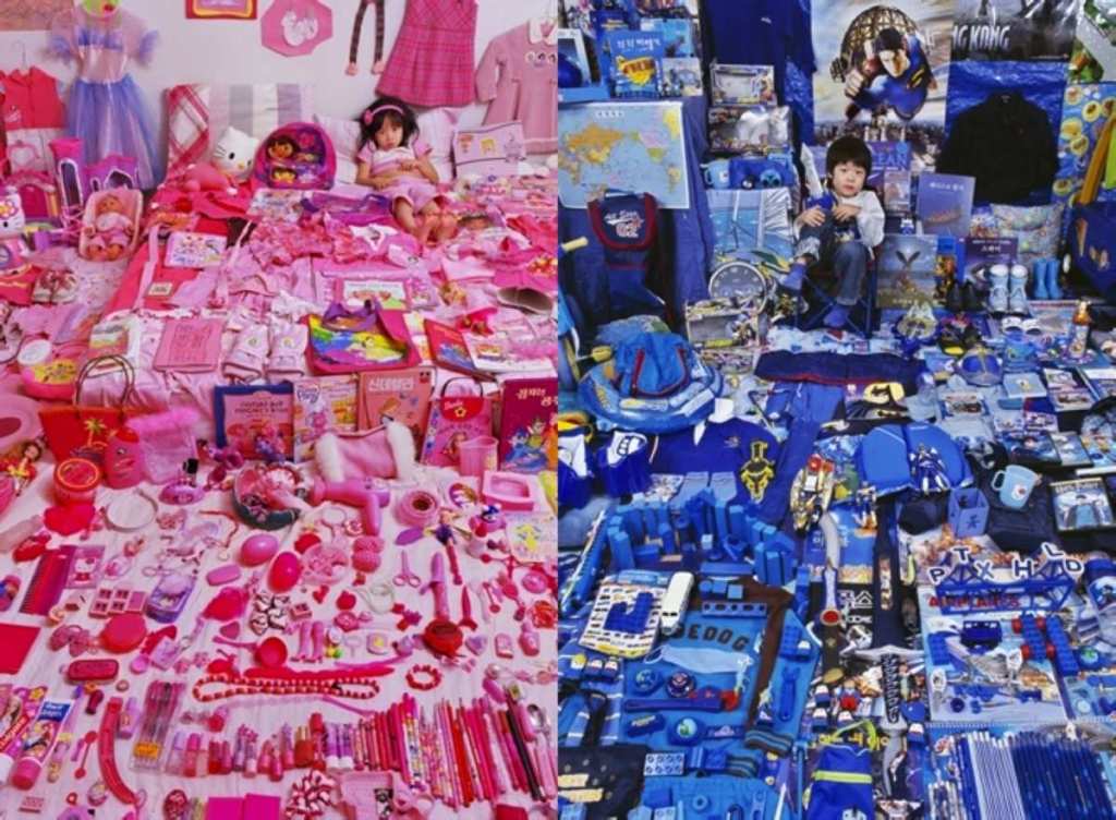 Le BLEU, c’est pour les FILLES. Heeeeeu…&nbsp;non…