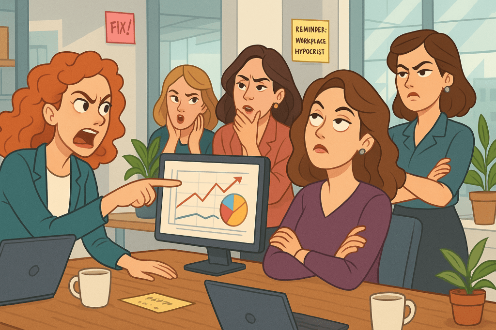 Boulot, brioches et bitchages : LE MONDE DU TRAVAIL entre&nbsp;NANAS